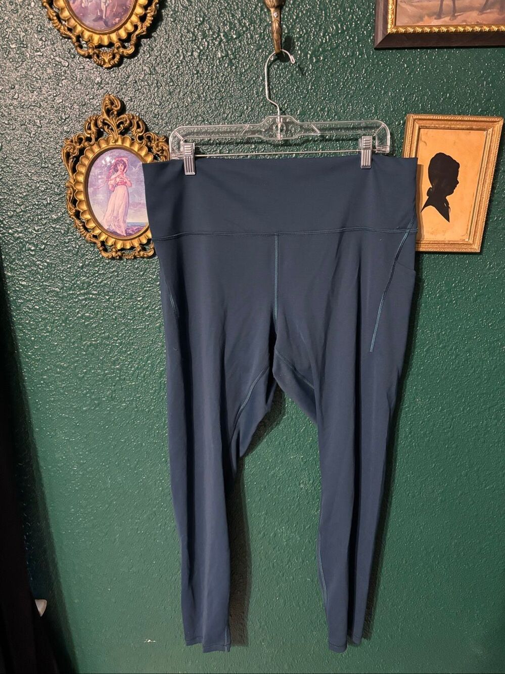 Lululemon Wunder Train High-Rise Tight with Pockets 28" Blue Sz 18